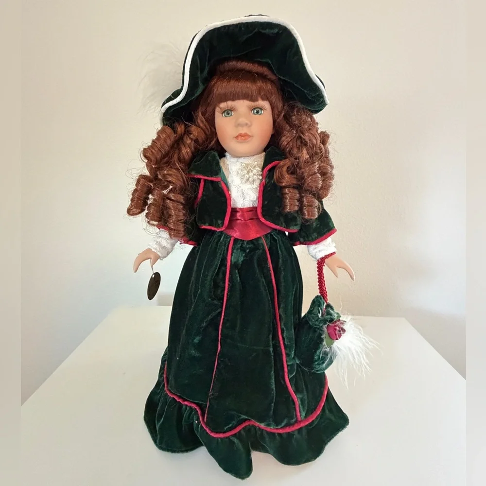 Collector Choice VTG Porcelain Doll Bisque Limited Edition Stand Collectible - Picture 15 of 15